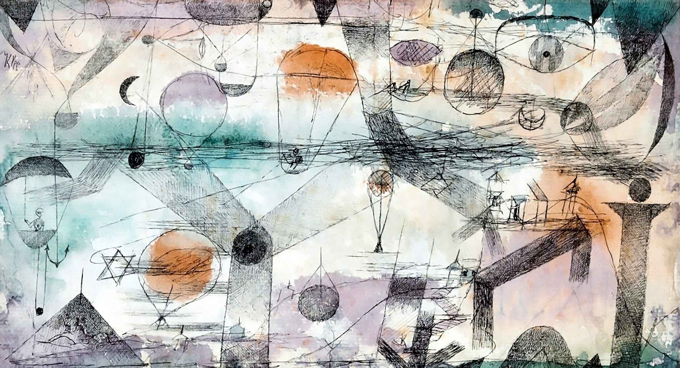 In the realm of air (1917) painting in high resolution by Paul K